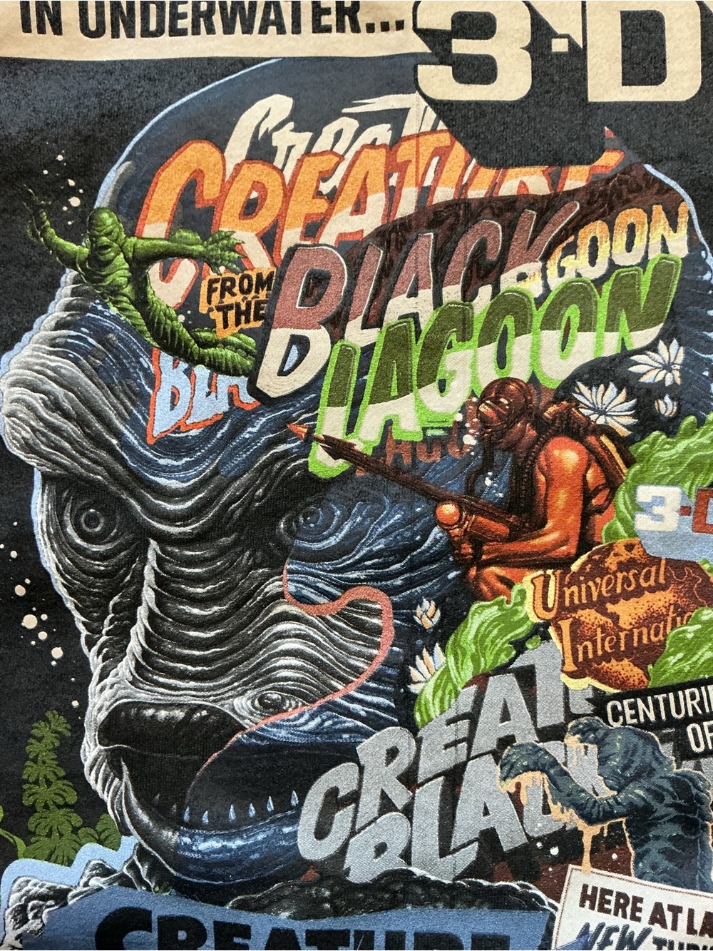 The Hundreds X Universal Studios Creature From The Black Lagoon Hoodie - Picture 8 of 11